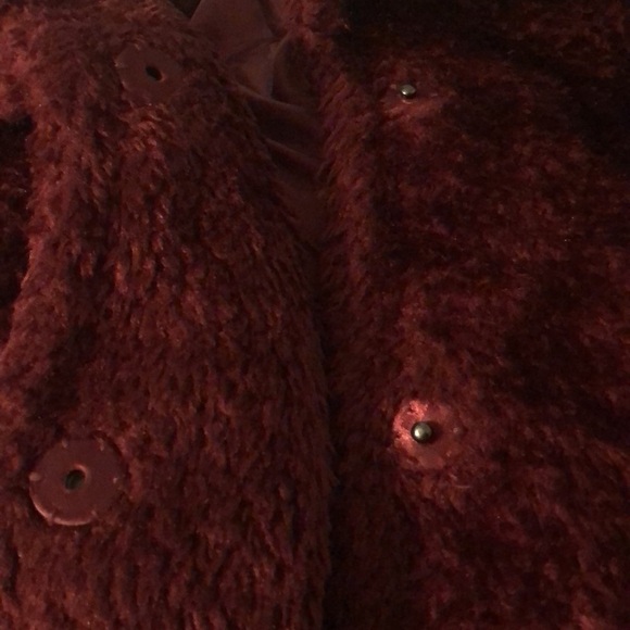 French Connection Faux Fur Notch Collar Coat - Picture 7 of 10